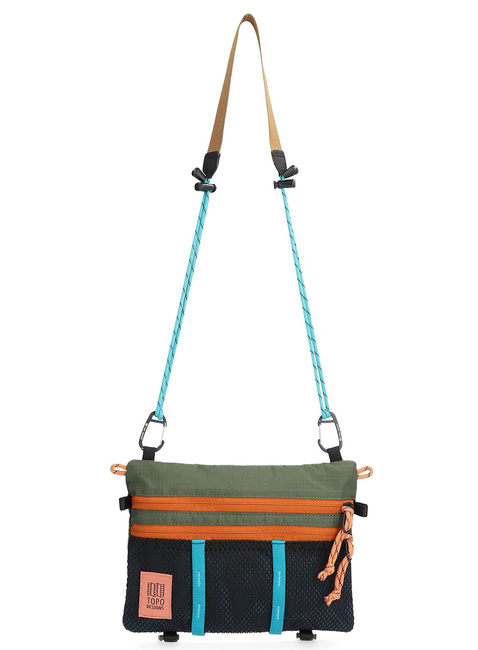 Torba na ramię Topo Designs Mountain Accessory Bag - olive / pond blue