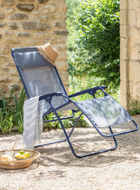 Fotel wielopozycyjny Lafuma Zero Gravity Relax Chair RClip Batyline® Iso - indigo / indigo blue