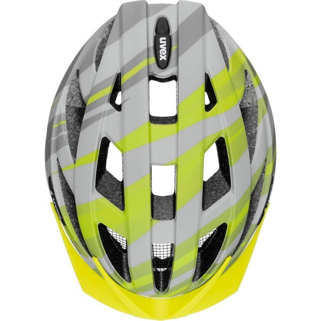Kask rowerowy Air Wing CC Uvex 52-57 cm - grey / lime mat