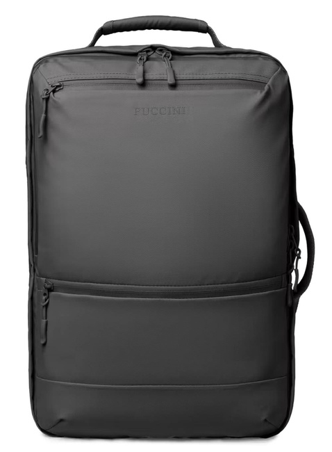 Plecak podróżny średni Puccini Jetzy - czarny