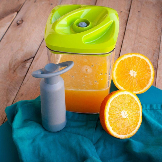 Pojemnik próżniowy na żywność Dafi SeeYoo 1,3 l - grafitowy