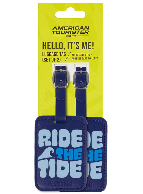 Zawieszki adresowe do bagażu American Tourister Graphic Tags 2 szt. - ride the tide