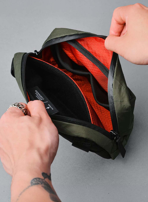 Torba na ramię crossbody Alpaka Go Sling Nano X-Pac® - dark green
