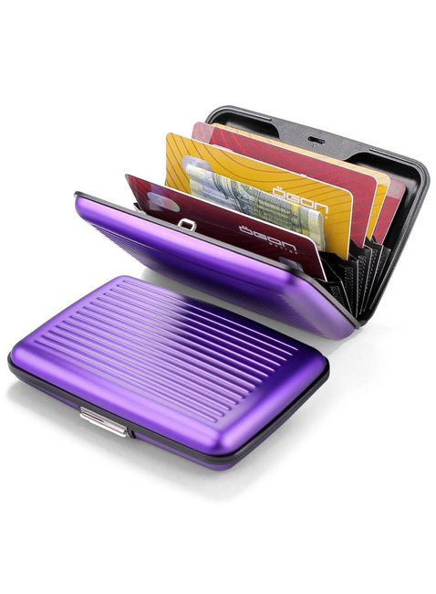 Portfel aluminiowy Ogon Design Stockholm Card Case Premium V3 - purple