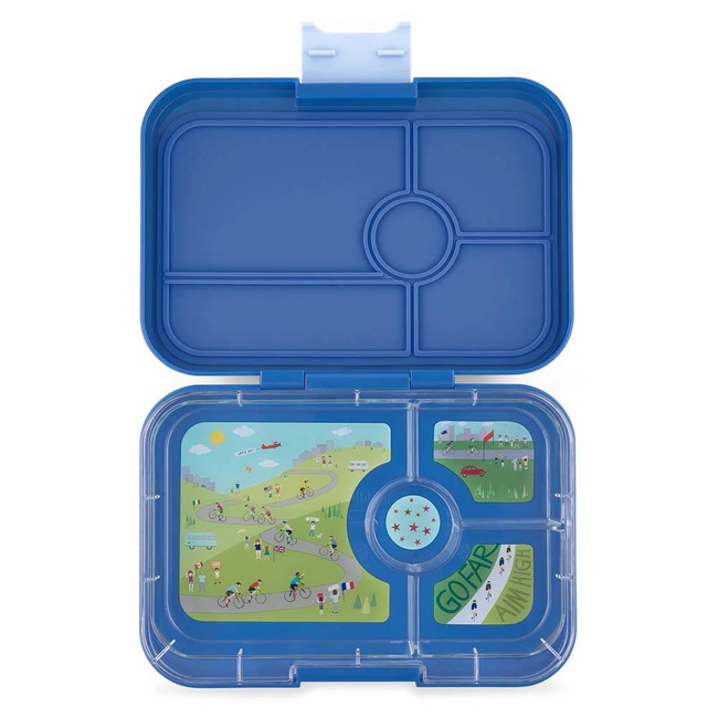 Lunchbox XL Yumbox Tapas 4 przegrody - true blue