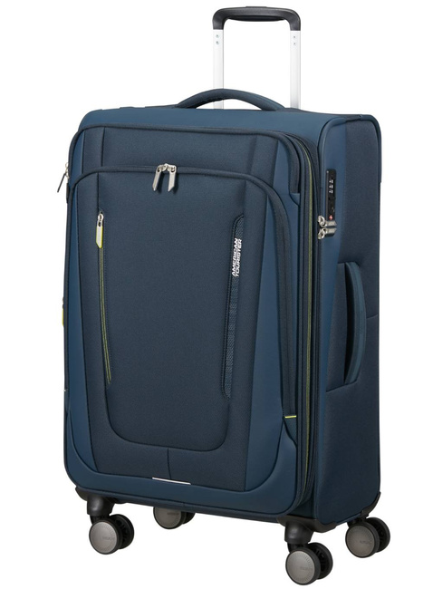 Walizka średnia American Tourister Wanderlite M EXP - dark navy