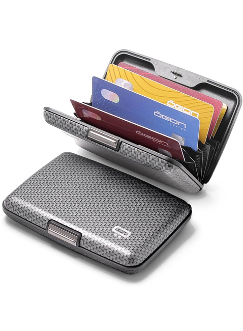 Portfel aluminiowy Ogon Design Stockholm Card Case Premium V3 - carbon