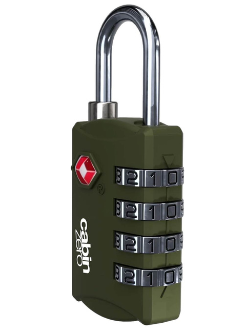 Kłódka szyfrowa do bagażu CabinZero TSA Travel Lock - georgian khaki