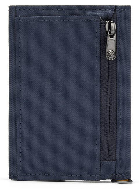 Portfel antykradzieżowy Pacsafe RFIDsafe Trifold Wallet - coastal blue