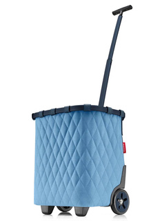Wózek torba na zakupy Reisenthel Carrycruiser - frame rhombus blue