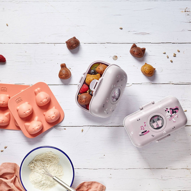 MB Tresor Monbento lunch box dla dzieci - purple ballet