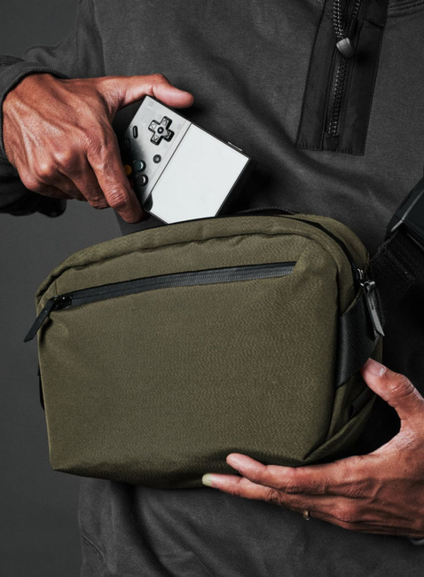 Torba na ramię crossbody Alpaka Go Sling Mini V2 Axoflux - army green