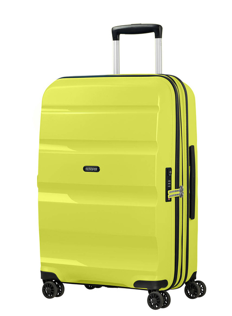 Walizka średnia poszerzana American Tourister Bon Air DLX - bright lime
