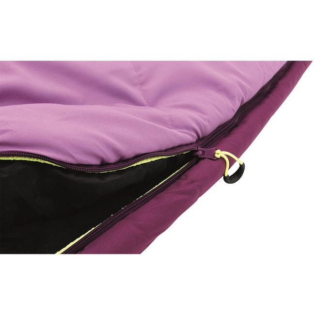 Dziecięcy śpiwór mumia Outwell Convertible Junior - magenta