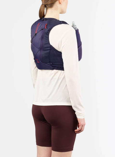 Kamizelka do biegania Salomon Active Skin 4 GRVL - maritime blue / astral aura / haute red