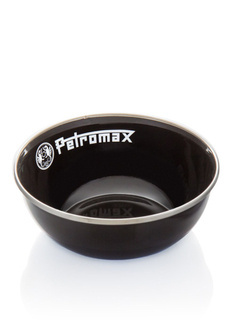 Dwie miski turystyczne Petromax Enamel Bowls 0,6 l - black