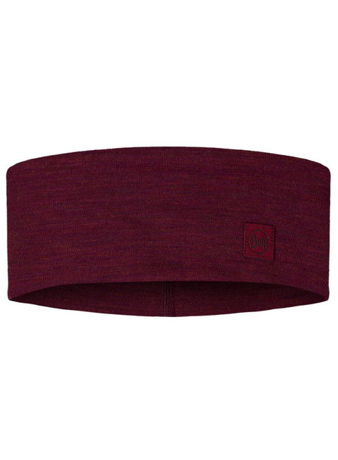 Opaska na głowę Buff Merino Wide Headband - solid tibetan red