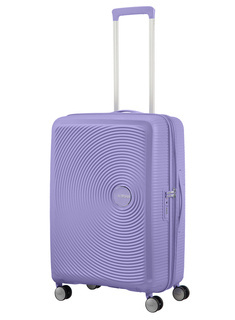 Walizka średnia American Tourister Soundbox EXP - lavender