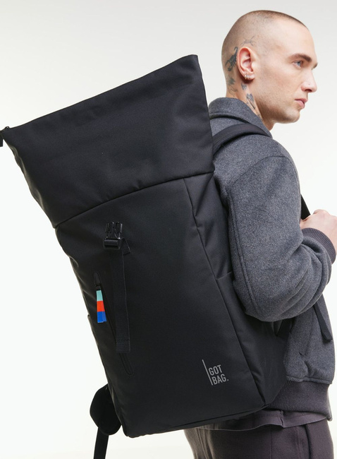 Plecak miejski GOT BAG Rolltop Easy - black