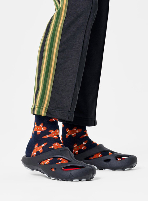 Skarpety unisex Happy Socks - navy / gingerbread man