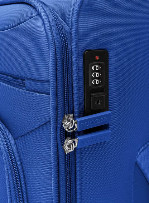 Walizka mała Puccini Kos - niebieski