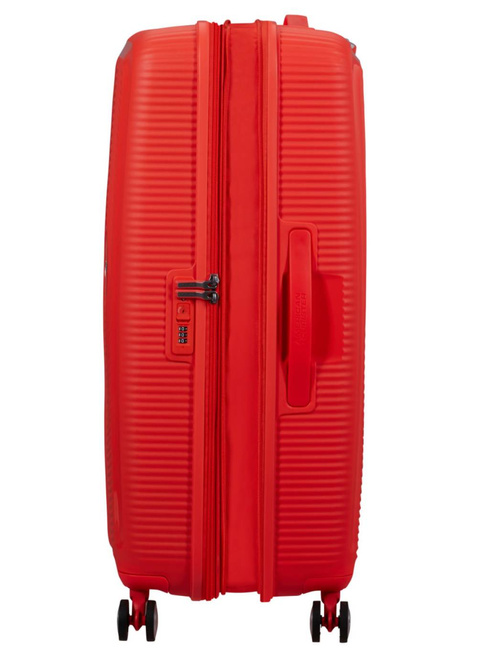 Walizka duża American Tourister SoundBox EXP - neon orange