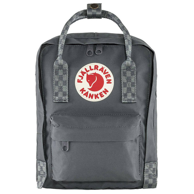 Plecak Fjallraven Kanken Mini - super grey/chess pattern