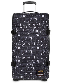 Torba podróżna na kółkach Eastpak Transit'R M - pokemon black