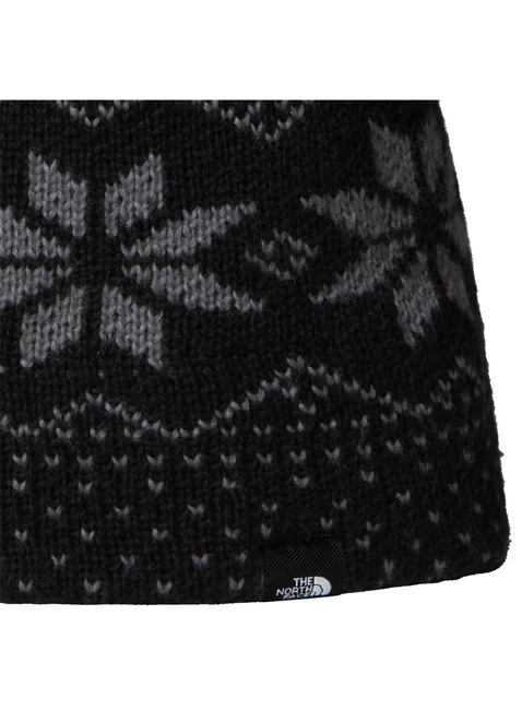Czapka zimowa dziecięca The North Face Kids' Cabin Ski Tuke - tnf black jacquard