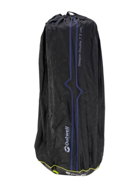 Mata samopompująca dwuosobowa Outwell Sleepin 7,5 cm - black