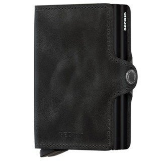 Podwójny portfel z ochroną kart RFID Secrid Twinwallet Vintage - black