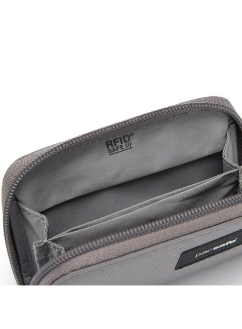 Portfel antykradzieżowy Pacsafe RFIDsafe Card Wallet - stone