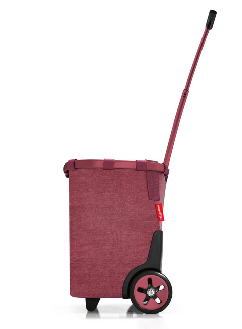 Wózek torba na zakupy Reisenthel Carrycruiser - twist maroon