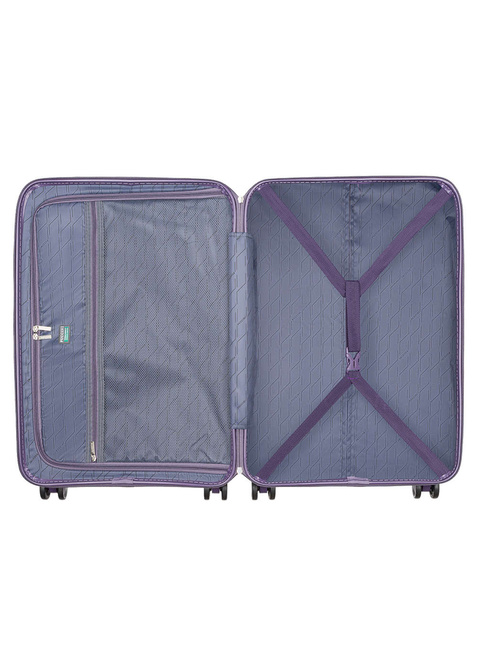 Walizka średnia Puccini Casablanca - fioletowy