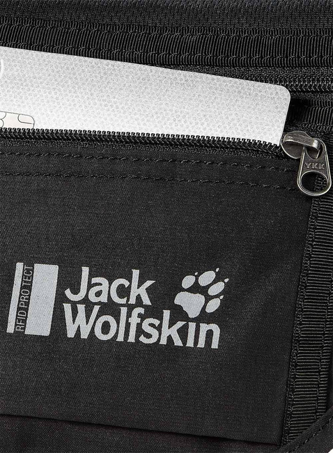 Saszetka Jack Wolfskin Document Belt RFID - black