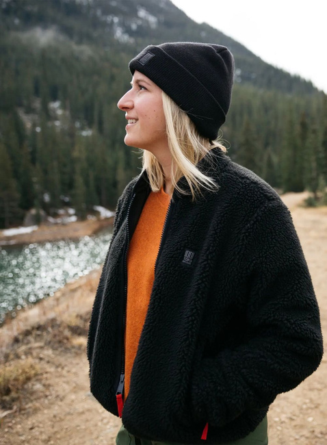 Czapka zimowa Topo Designs Work Cap - asphalt / black marl