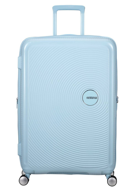 Walizka duża American Tourister SoundBox EXP - pastel blue