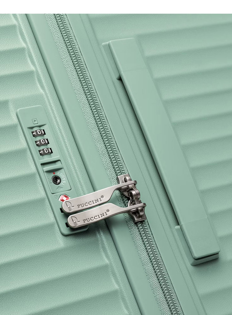 Walizka średnia Puccini Monte Carlo - zielony