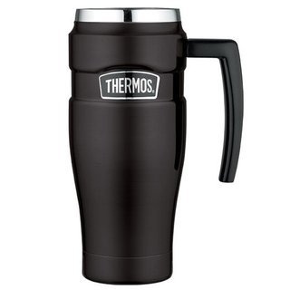 Podróżny kubek z uchwytem Thermos Stainless King™ 470 ml - matt black