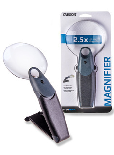 Przenośna lupa Carson LED FreeHand™ 2,5x / 5,5x Spot Lens