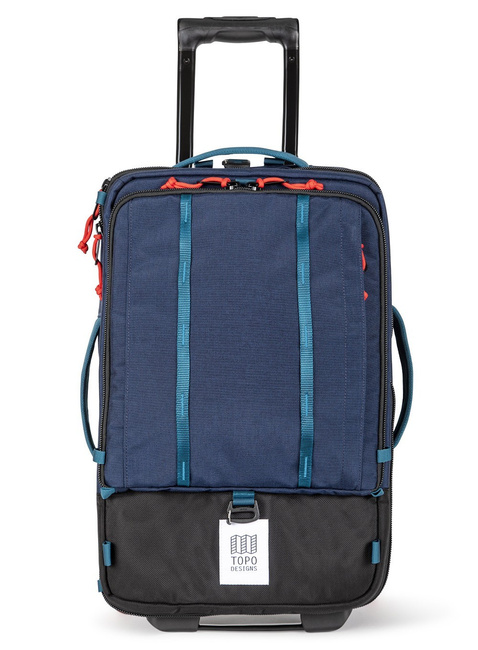 Torba / plecak na kółkach Topo Designs Global Travel Bag Roller - stone blue / forest