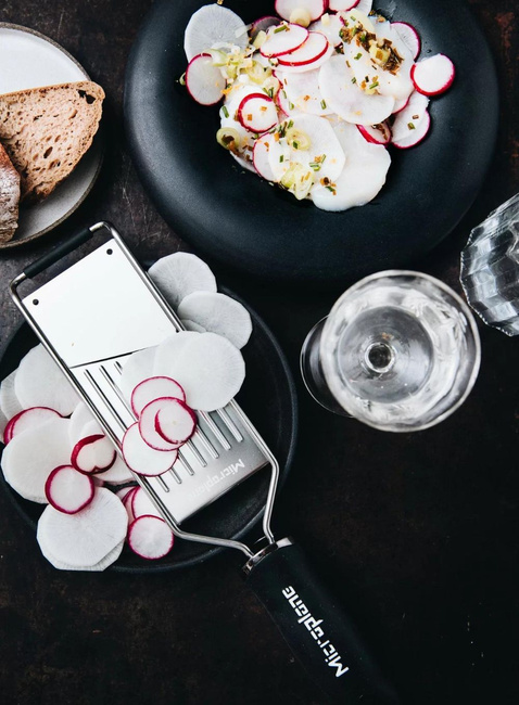 Mandolina do warzyw i owoców Microplane Gourmet Slicer - black
