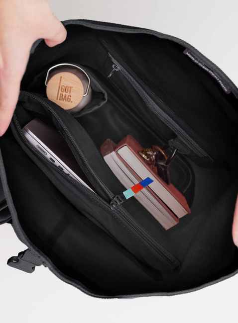 Plecak miejski GOT BAG Rolltop 2.0 - black