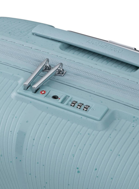 Walizka średnia American Tourister StarVibe EXP - azzurro speckles