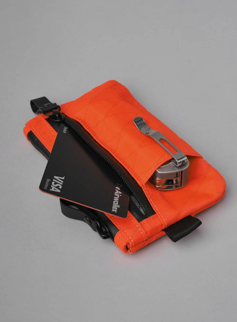 Portfel saszetka Alpaka Zip Cardholder - hot orange