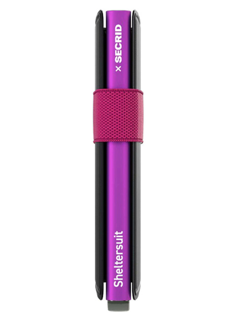 Portfel kieszonkowy RFID Secrid Bandwallet TPU - black / fuchsia
