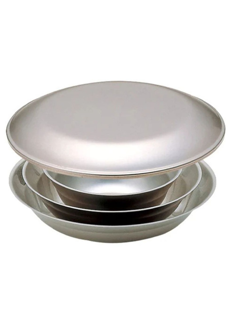 Zestaw naczyń  turystycznych  Snow Peak Tableware Set L - silver