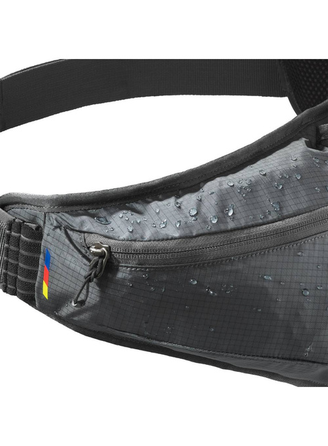 Pas sportowy z bidonem Salomon Cross Season Bottle Belt - ebony / alloy