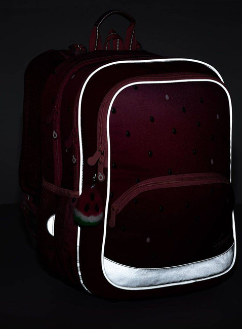 Plecak szkolny dziewczęcy Topgal BAZI klasy 1-3 - arbuz