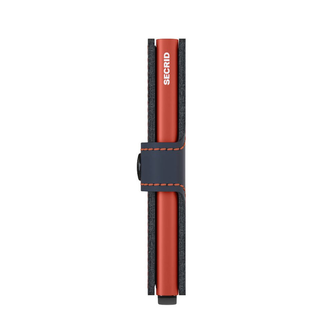Nieduży portfel Miniwallet Matte Secrid - nightblue / orange